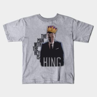 The Man with the Key is King Kids T-Shirt